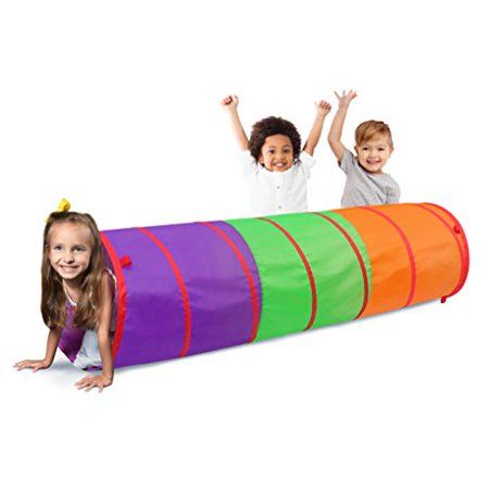 Photo 1 of 6 Foot Play Tunnel - Indoor Crawl Tube for Kids Adventure Pop up Toy Tent - Sunny Days Entertainment
