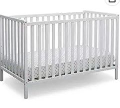 Photo 1 of Delta Children Heartland 4-in-1 Convertible Crib - Greenguard Gold Certified, Bianca White
54.25"L x 29.5"W x 35"H
