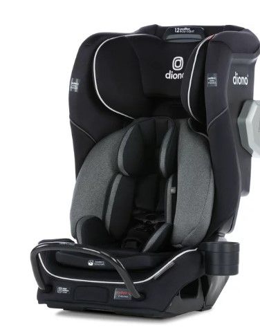 Photo 1 of Diono Radian 3QXT All-in-One Convertible Car Seat, Slim Fit 3 Across, Black Jet
