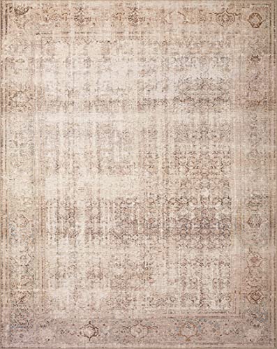 Photo 1 of Amber Lewis X Loloi Georgie Collection GER-02 Ocean / Sand 5' X 7'6" Area Rug
