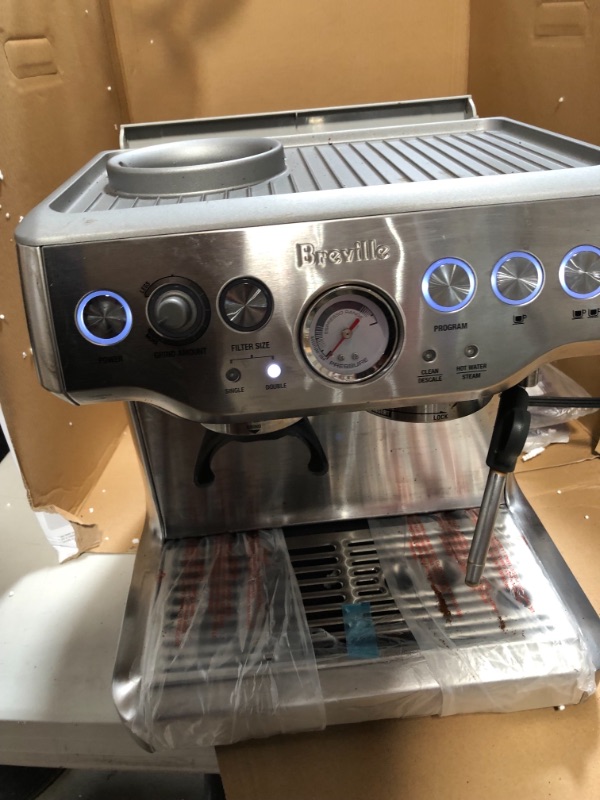 Photo 10 of Breville BES870XL Barista Express Espresso Machine, Brushed Stainless Steel