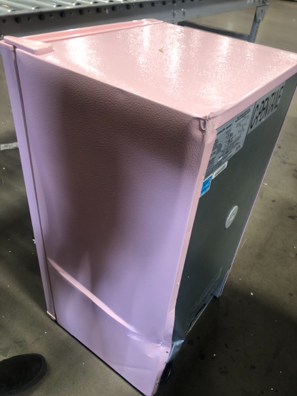 Photo 3 of Frigidaire 3.2cu. ft Retro Mini Fridge in Pink