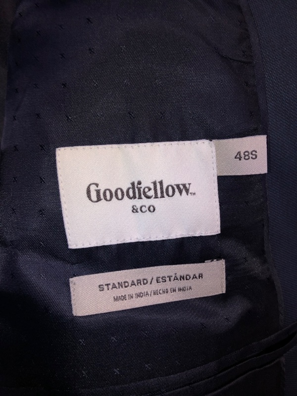 Photo 2 of Men's Big & Tall Standard Fit Suit Jacket - Goodfellow & Co™
 48S 