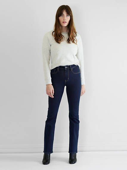 Photo 1 of Levi's 725 High Rise Bootcut Jean, 30 , Blue
