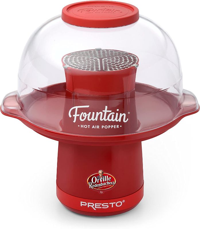 Photo 1 of Presto 04868 HOT AIR Popper, MEDIUM, red
