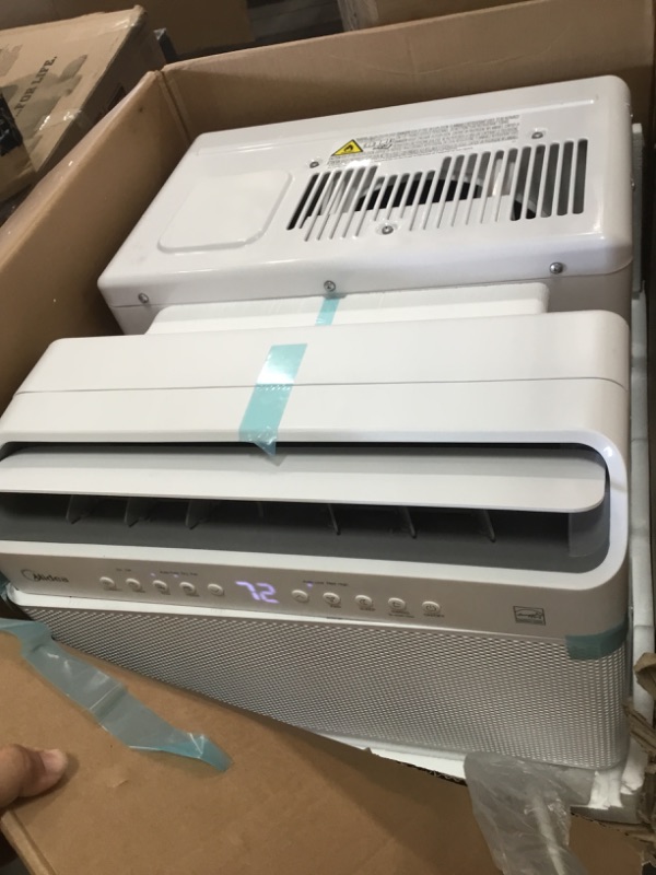 Photo 2 of Midea 8,000 BTU U-Shaped Inverter Window Air Conditioner WiFi, 9X Quieter, Over 35% Energy Savings ENERGY STAR MOST EFFICIENT
