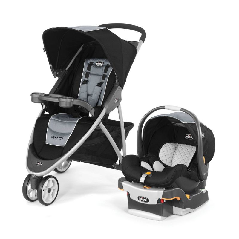 Photo 1 of Chicco Viaro Travel System Techna (Black/Silver)
