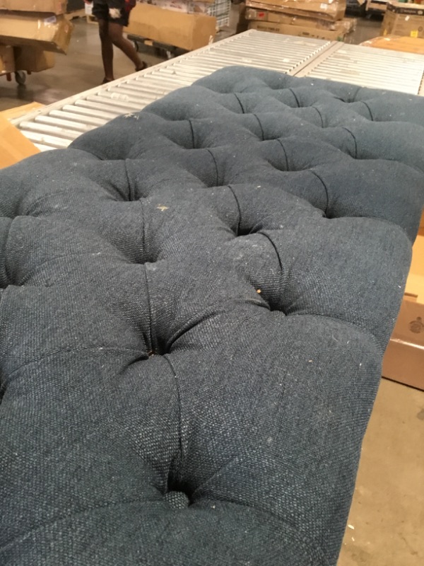 Photo 1 of 
Noble House
Mission Dark Blue Storage Ottoman Bench