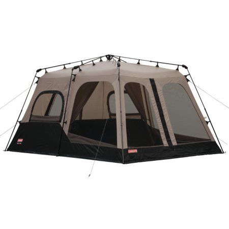 Photo 1 of *DAMAGED POLES* Coleman Large 8 Person 14' X 10' Weathertec Instant Set up Outdoor Camping Tent
