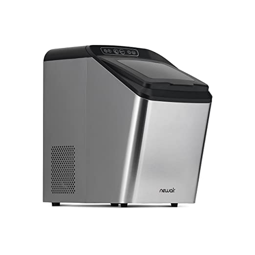 Photo 1 of Newair 30 Lb. Countertop Nugget Ice Maker with Slim, Space-Saving Design, A Self-Cleaning Function, Automatic Water Line and Refillable Water Tank
