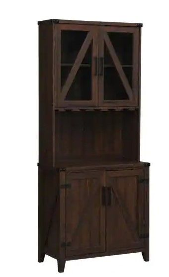 Photo 1 of 
Home Source Industries
Home Source Mahogany Bar Cabinet with Upper Glass Cabinet