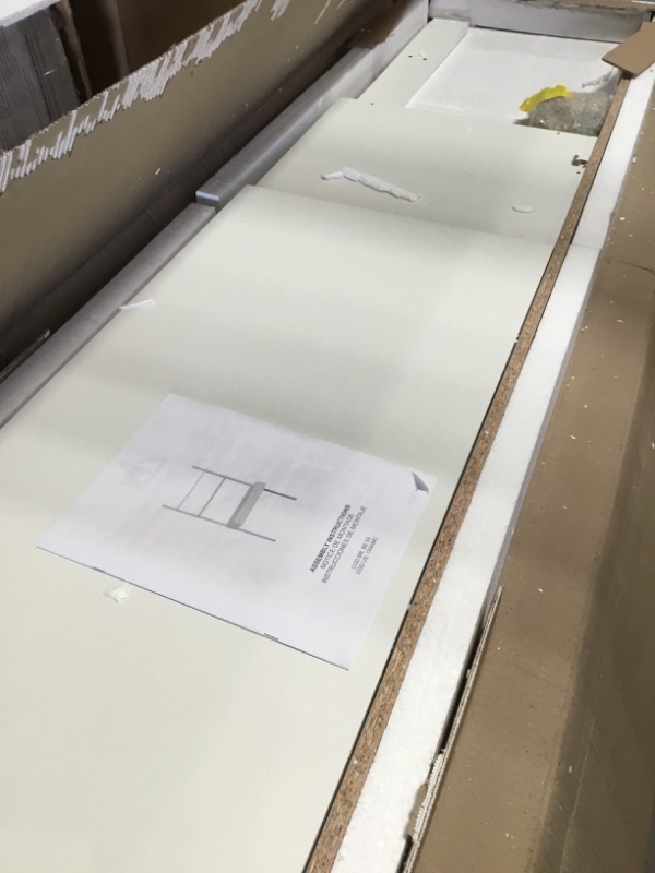 Photo 1 of ***DAMAGED***
Cooper Ladder Desk White - Manhattan Comfort


