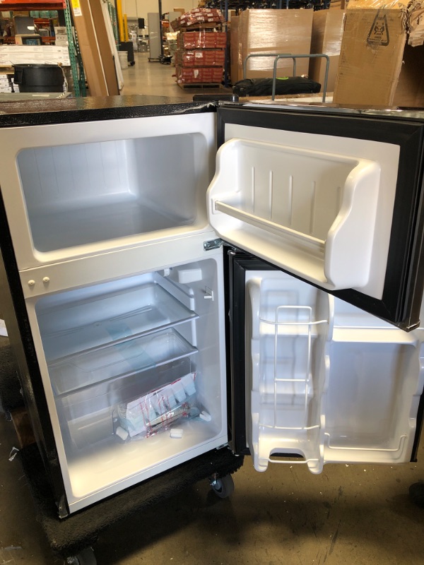 Photo 4 of Frigidaire EFR341, 3.2 cu ft 2 Door Fridge and Freezer, Platinum Series, Stainless Steel, Double
