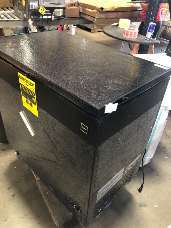 Photo 1 of RCA FRF470-BLACK 7.0 cu. ft. Chest Freezer, Black	