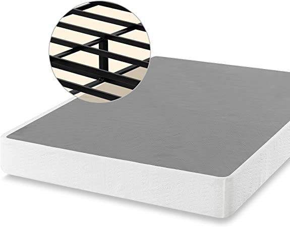 Photo 1 of **MISSING HARDWARE**
Zinus 9 Inch Metal Smart Box Spring/Mattress Foundation, California King & Compack Metal Bed Frame / 7 Inch Support Bed Frame for Box Spring and Mattress Set, Black, California King
