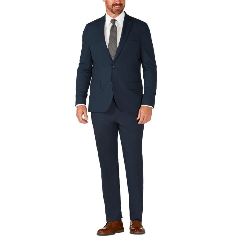 Photo 1 of Haggar H26 Men's Big & Tall Tailored Fit Premium Stretch Suit Jacket - Blue // SIZE 44R
