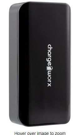 Photo 1 of Charge Worx GoTough Power Bank with Rechargeable 4000mAh Lithium-Ion Battery — Model# CX6842BK