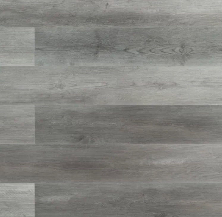 Photo 1 of 11 CASES Pelican Gray 7 in. W x 48 in. L Rigid Core Click Lock Luxury Vinyl Plank Flooring (23.77 sq. ft./case) 