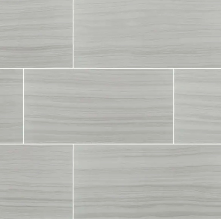 Photo 1 of  2 CASES Trinity Ivory 12 in. x 24 in. Matte Porcelain Floor and Wall Tile (14 sq. ft./Case)