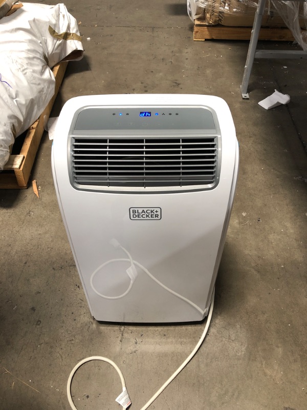 Photo 2 of BLACK+DECKER 10,000 BTU Portable Air Conditioner with Remote Control, White
