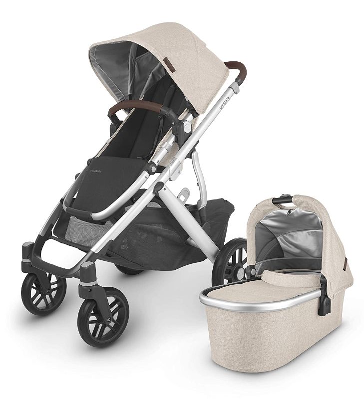 Photo 1 of ***PARTS ONLY*** Vista V1 Stroller - Declan (Oat Melange/Silver/Chestnut Leather)
