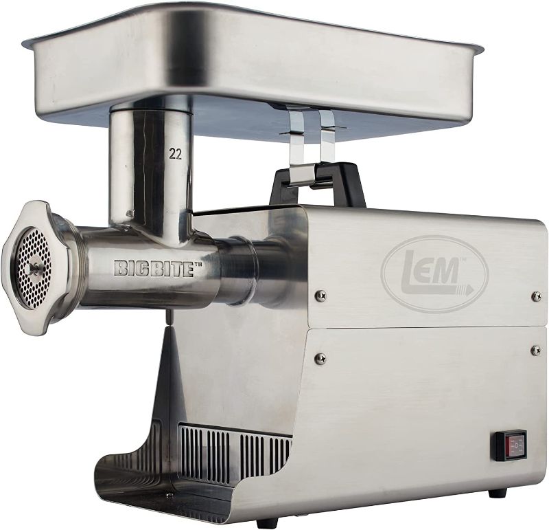 Photo 1 of LEM Products Dual Grind #22 Big Bite Meat Grinder - 1HP
