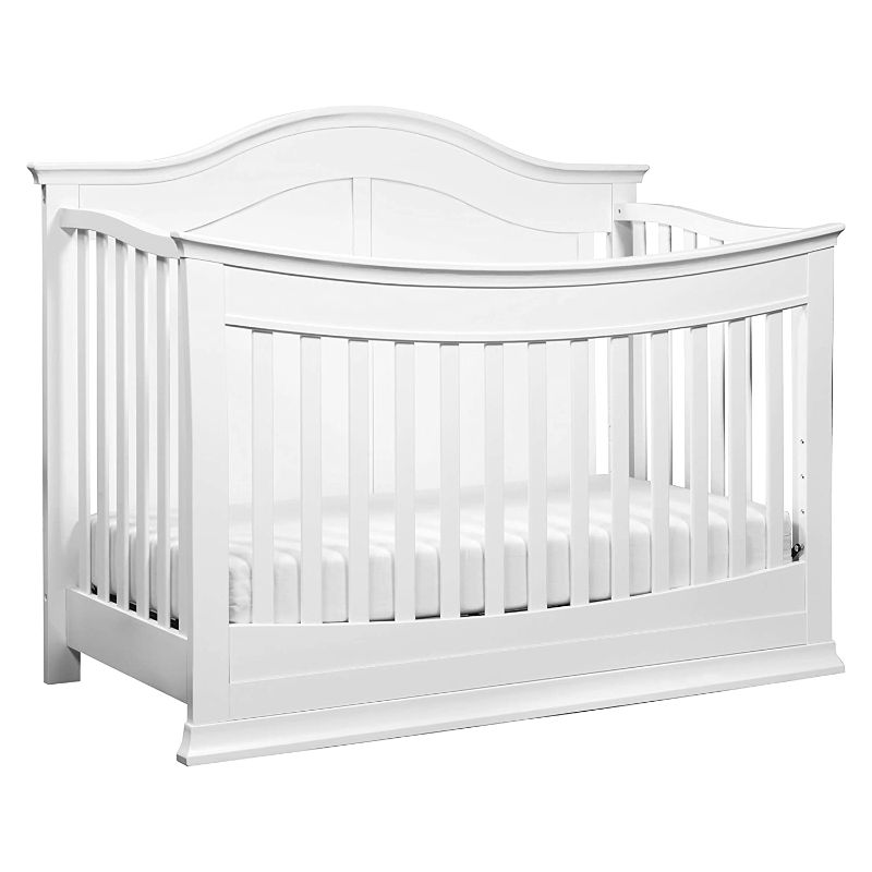 Photo 1 of DaVinci Meadow 4-in-1 Convertible Crib in White, Greenguard Gold Certified