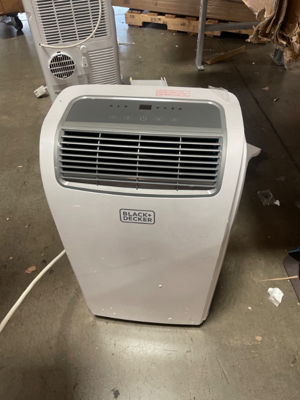 Photo 2 of NONFUNCTIONAL-BLACK+DECKER 10,000 BTU Portable Air Conditioner with Remote Control, White
