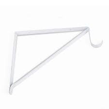 Photo 1 of 4 Everbilt
9.5 in. x 11 in. x 0.87 in. White Shelf and Rod Bracket