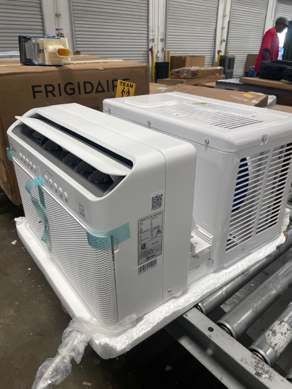 Photo 4 of Midea 8,000 BTU U-Shaped Smart Inverter Window Air Conditioner–Cools up to 350 Sq. Ft., Ultra Quiet with Open Window Flexibility, Works with Alexa/Google Assistant, 35% Energy Savings, Remote Control
