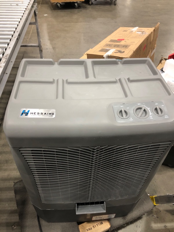 Photo 3 of Hessaire MC37M Evaporative Cooler, 3,100 CFM, Gray
