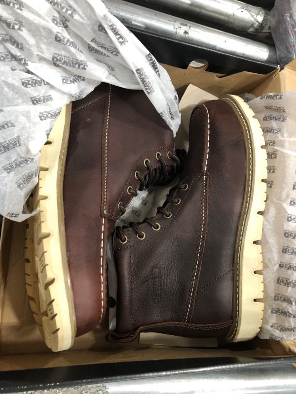 Photo 2 of DEWALT Men's Canton 6'' Work Boots - Soft Toe - Walnut Pitstop Size 11(M)