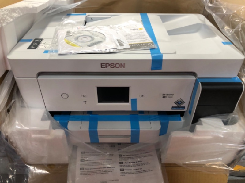 Photo 2 of *NEW* Epson EcoTank ET-15000 Wireless Color All-in-One Supertank Printer with Scanner, Copier, Fax, Ethernet and Printing up to 13 x 19 Inches
