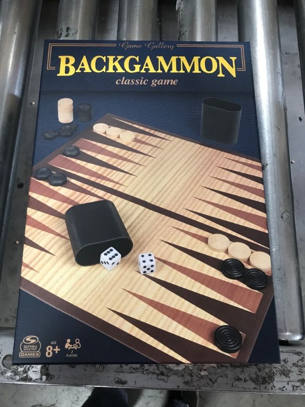 Photo 3 of 6 OF- Game Gallery Backgammon Classic Board Game
