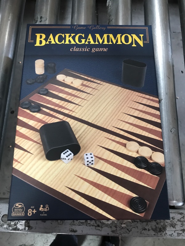 Photo 2 of 6 OF- Game Gallery Backgammon Classic Board Game

