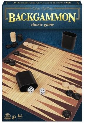 Photo 1 of 6 OF- Game Gallery Backgammon Classic Board Game

