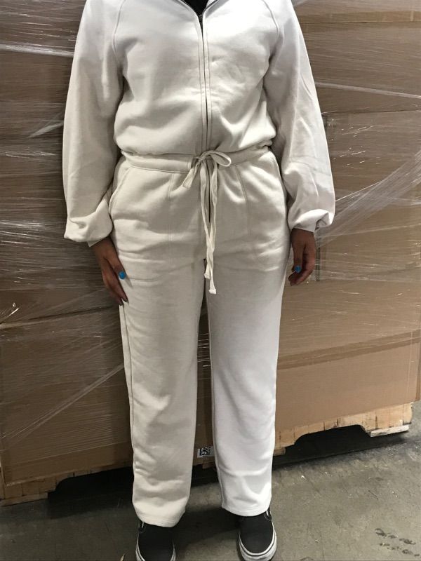 Photo 1 of Women's Long Sleeve Fleece Jumpsuit - Universal Thread™- XS - 2PK

