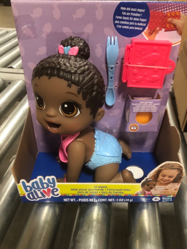 Photo 2 of 2 Baby Alive Lil Snacks Black Hair