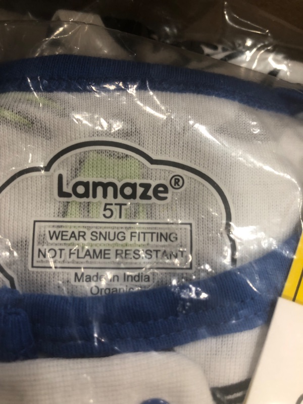 Photo 1 of ** WHOLE CASE OF 12***
Lamaze Toddler Boys' Organic Cotton Footed Pajama Romper 5T

