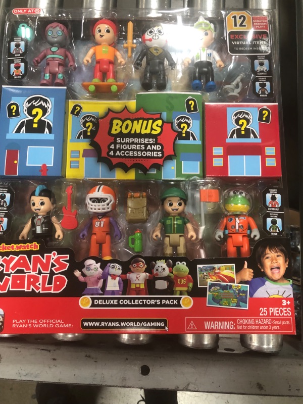 Photo 2 of *** WHOLE CASE OF 4***
Ryan's World Deluxe Collector's Figure Pack - 25pc (Target Exclusive)