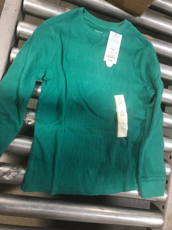 Photo 2 of *** WHOLE CASE OF 24***
Boys' Thermal Long Sleeve T-Shirt - Cat & Jack™
 SIZE SMALL 