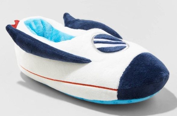 Photo 1 of Pack of 6 - Boys' Zion Spaceship Slippers - Cat & Jack™ Blue
- M 2/3 
