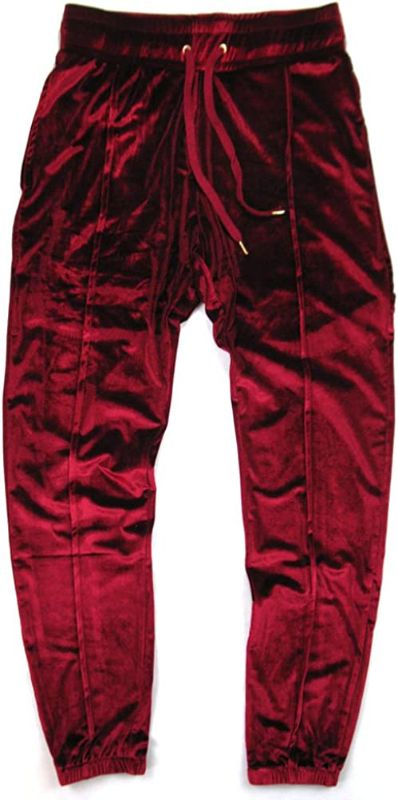 Photo 1 of Stock photo for reference - Stars Above velvet red joggers - 6 pack 
- Small 
