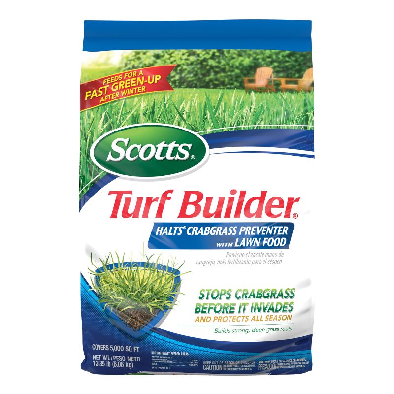 Photo 1 of ***PALLET OF  35  BAGS  **** Scotts Turf Builder Halts Crabgrass Preventer with Lawn Food 5 000 Sq. Ft.
