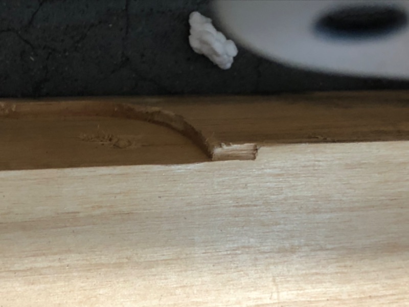 Photo 1 of (DAMAGED DOOR; BROKEN FRAME JAMB) Krosswood Doors 36 in. x 80 in. Craftsman 2-Panel 6-Lite Clear Low-E Knotty Alder Unfinished Wood Front Door Slab