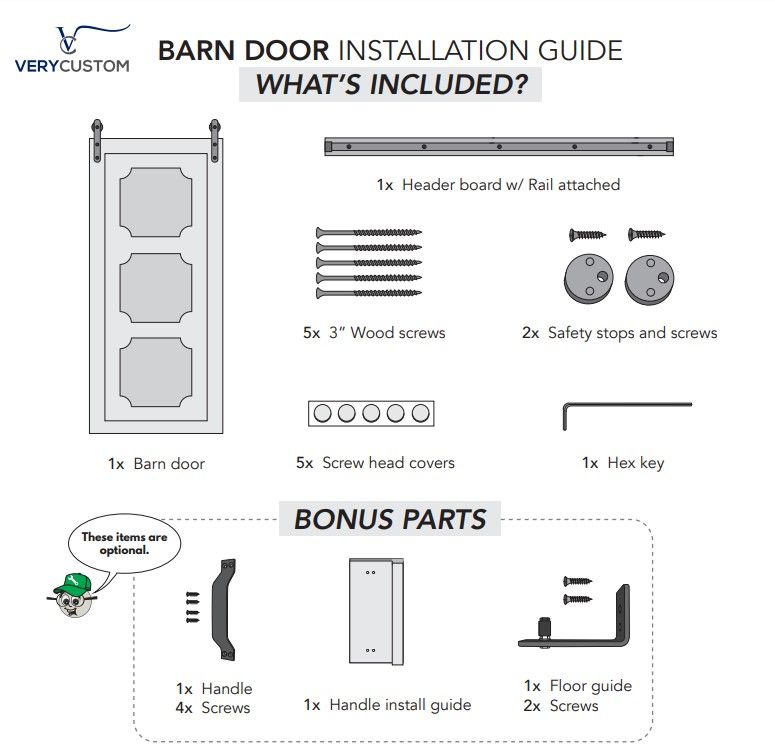 Photo 2 of (SCRATCHED; DENTED; COSMETIC DAMAGES)  VeryCustom 36 in. x 84 in. The Robinhood Bright White Wood Sliding Barn Door with Hardware Kit