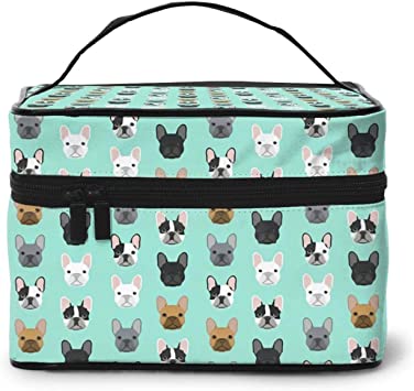 Photo 2 of French Bulldog Multifunctional Travel Cosmetic Bag Cosmetic Case Storage Box (For Men And Women)