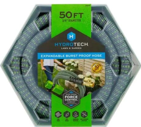 Photo 1 of 
Hydrotech
5/8 in. Dia. x 50 ft. Burst Proof Expandable Garden Water Hose