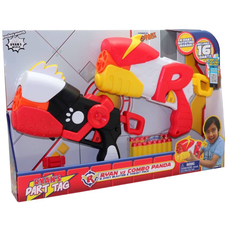 Photo 1 of 4 BOXES PER CASE
Ryan S World Ryan S Dart Tag Ryan Vs Combo Panda Blaster 2-Pack