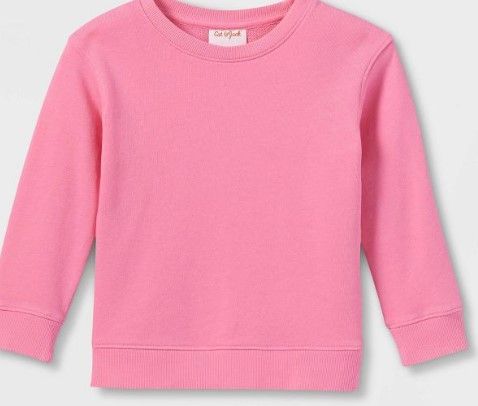 Photo 1 of **little girl size 3t**
(qty:12) Toddler Crewneck Pullover Sweatshirt - Cat & Jack™


